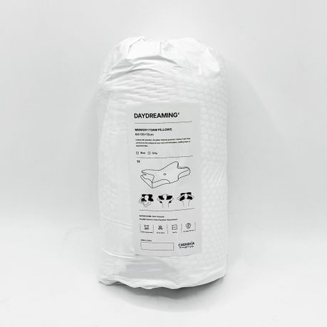 Grey Memory Foam Cervical Pillow