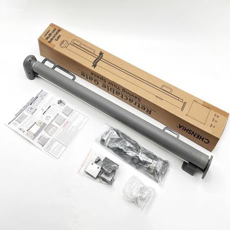 Extra Wide Retractable Baby Gate Mesh Safety Barrier - 1.4m