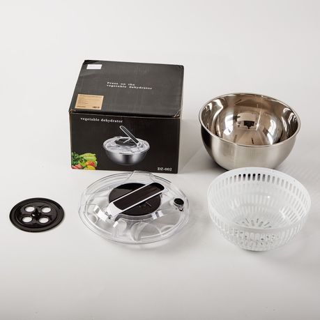 Chenshia 3.5L Steel Stainless Salad Spinner