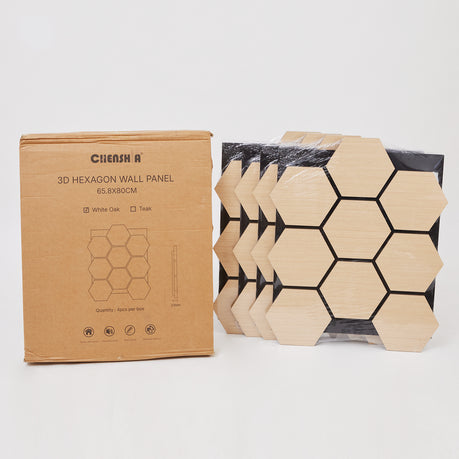 Hexagonal Soundproof Wall Panels - 4 Pack