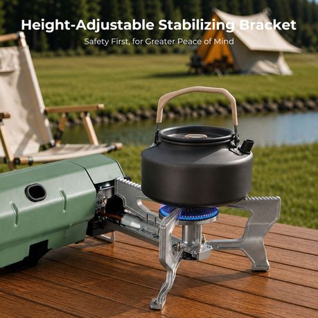 Portable Butane Gas Stove 2600W - Green