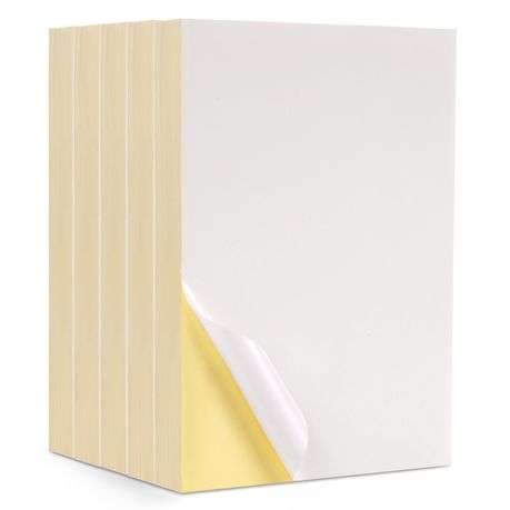 Chenshia 1UP Label Sheet Paper - 1Up Label Self Adhesive A4 Size - 1000 Pack