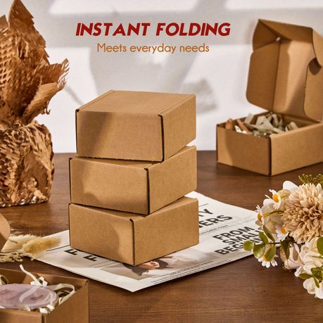Chenshia 25Pc Foldable Cardboard Mailer Boxes