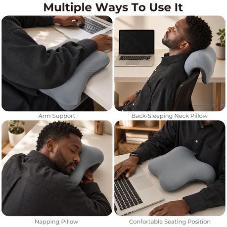 Ergonomic Memory Foam Neck & Head Support Pillow