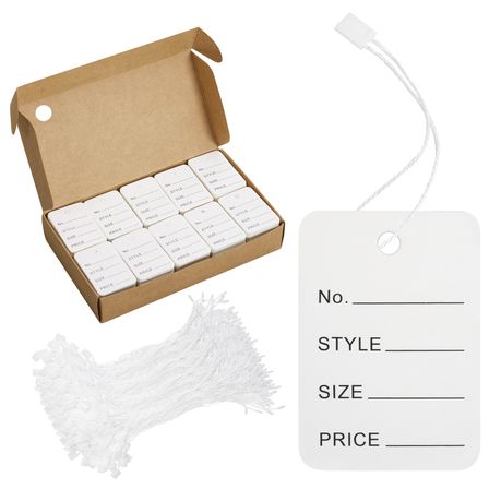 Chenshia 1000pcs Writable Paper Price Tags