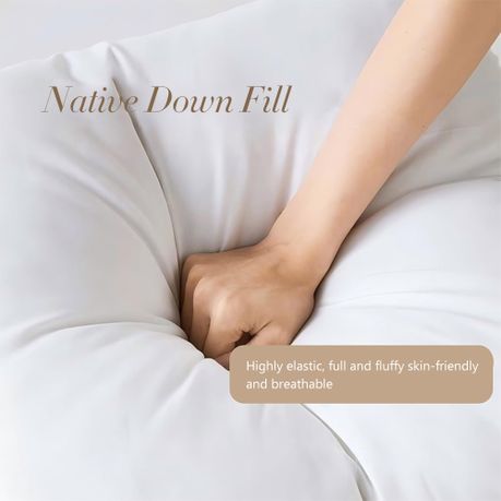 Faux Down Cushion Inserts 45cm Square - 2 Pack