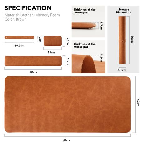 Chenshia Full Coverage Gaming & Office Desk Mouse Pad Writing Mat