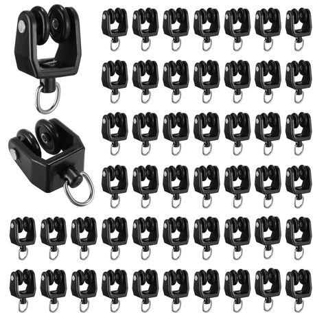 40Pc Curtain Track Pulleys Curtain Rail Wheels