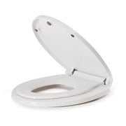 2-in-1 Toilet Seat with Built-In Toddler Seat - O Shape