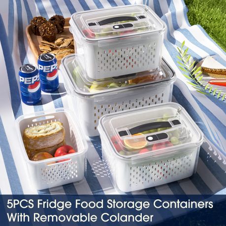 Chenshia 5pc Fridge Storage Container Set