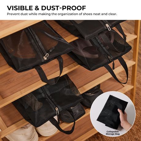 4-Pack Waterproof Shoe Portable Dust-Proof Travel Shoe Organiser