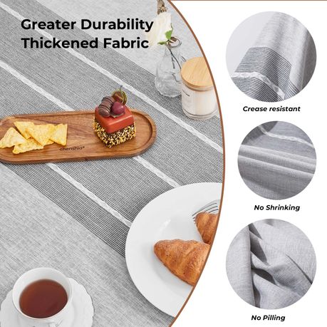 Tassel Tablecloth Waterproof Anti Wrinkle Dining Cover Cloth