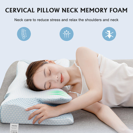Cervical Neck Pillow Shoulder Pain - Memory Foam