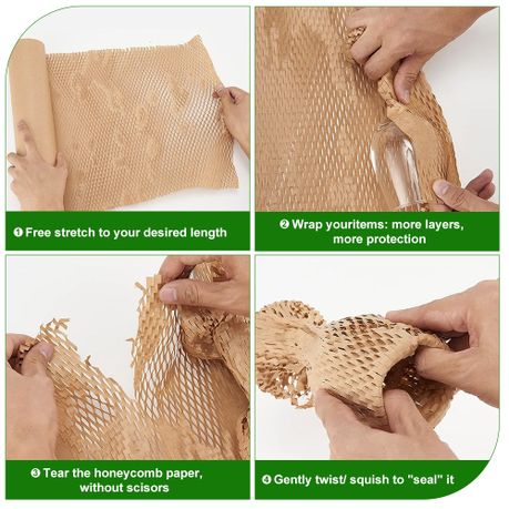 Biodegradable Honeycomb Paper Sheets -Eco Friendly Packing Paper