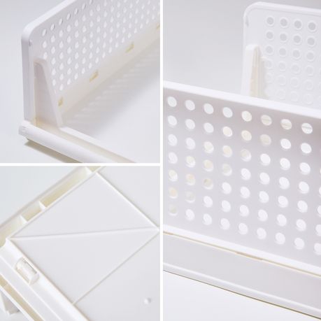 Foldable Closet Organizer Stackable, Closet Storage Basket-4 Piece