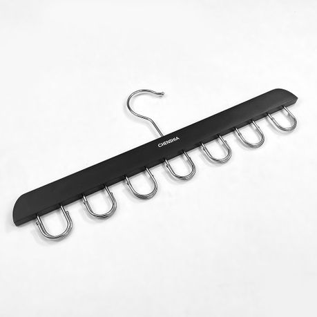 Solid Hardwood Belt Hanger with 360-Degree Swivel Hook