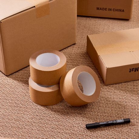 Chenshia 2 Pack Kraft Paper Packaging Tape