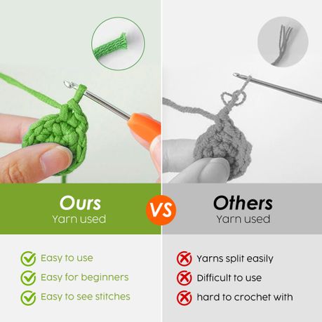 Beginner DIY Crochet Kit - 31 Piece