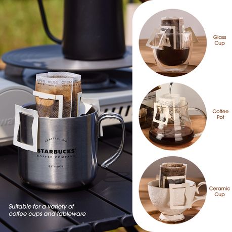 Chenshia 50PC Disposable Loose Leaf Tea Filter Hanging Coffee Filter Bags