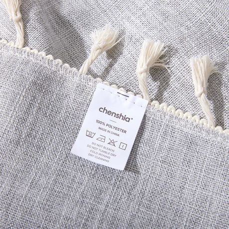 Tassel Tablecloth Waterproof Anti Wrinkle Dining Cover Cloth