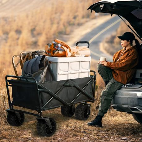 Heavy-Duty Folding Camping Wagon Cart