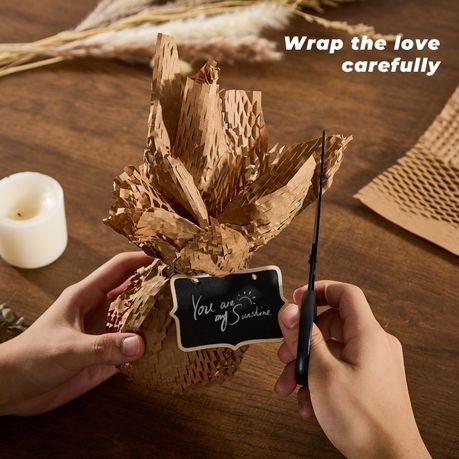 Honeycomb Kraft Packaging Paper Roll - Biodegradable