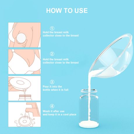 Reusable Breast Milk Collector Cup Set