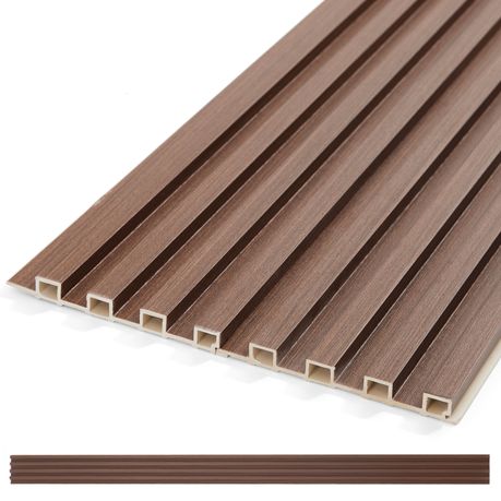 Chenshia 3D Fluted Wall Panel PVC Waterproof Panels 20PCS