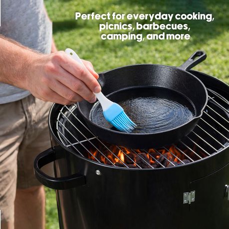 Cast Iron Skillet Pan Set 3-Piece Pre Seasoned Frying Grill Cookware