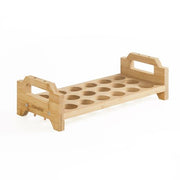 Bamboo Egg Holder Rack | 18 Egg Holder