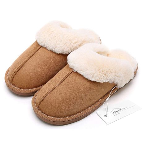 Wool Slippers Unisex Plush Fur Slippers