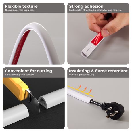 Wall Cord Cover Wire Organizer