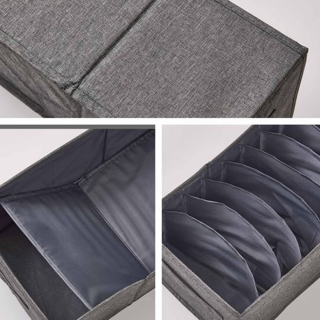 4-Pack Wardrobe Clothes Organisers with Dividers