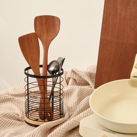 Chenshia Rotating Kitchen Utensil Holder Large Countertop Caddy