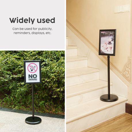 Chenshia Adjustable Floor Standing A4 Sign Holder Signage