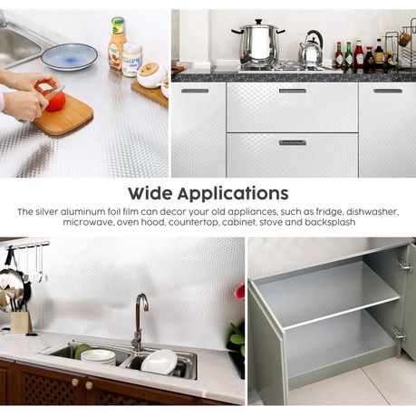 Waterproof Backsplash Shelf & Wall Liner - Cubed Design