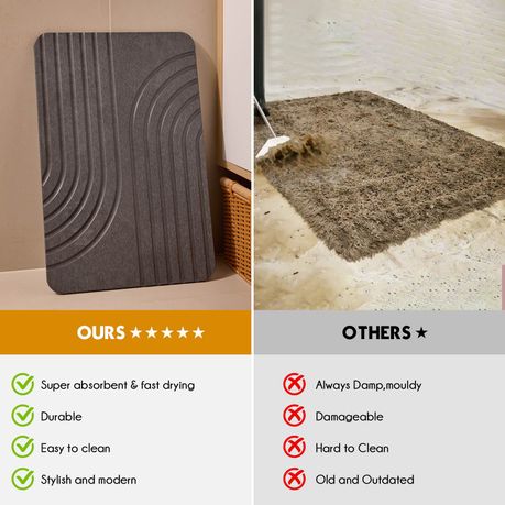 Diatomite Quick-Dry Bathmat