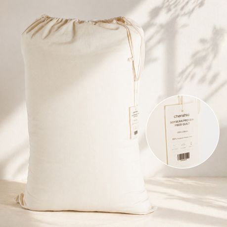 Queen Soybean Fiber Duvet 100% Washed Cotton Heavy Winter Blanket