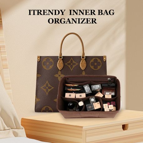 Brown Handbag Organizer Inner