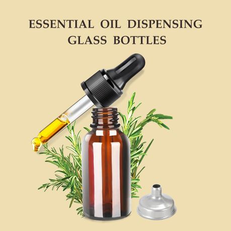 30ml Essential Oil Glass Bottles - 12Pcs