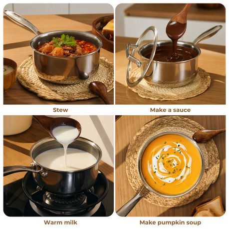 2.1L Ceramic Non-Stick Saucepan