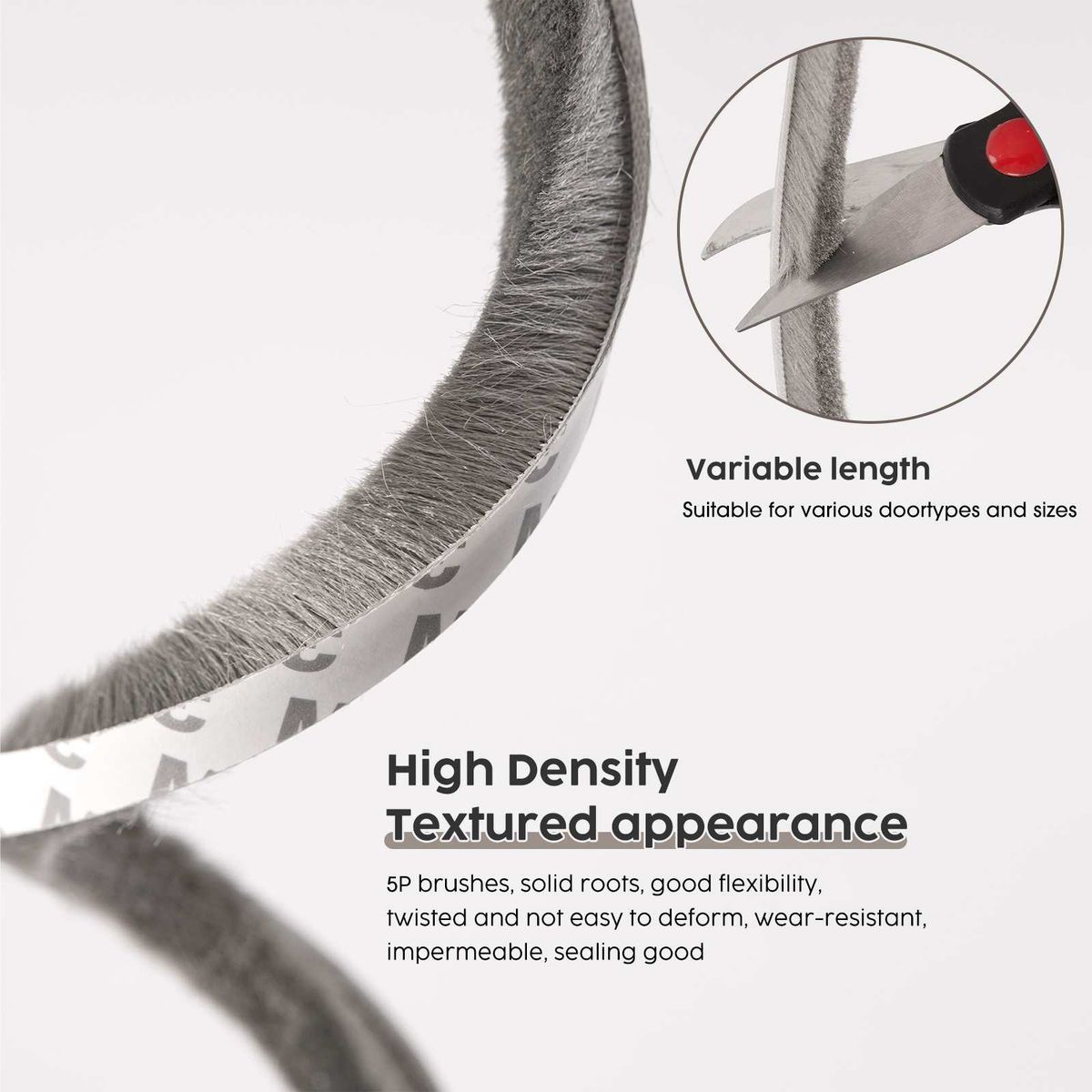 10m Multipurpose Seal Stripping - Waterproof & Noise Reduction