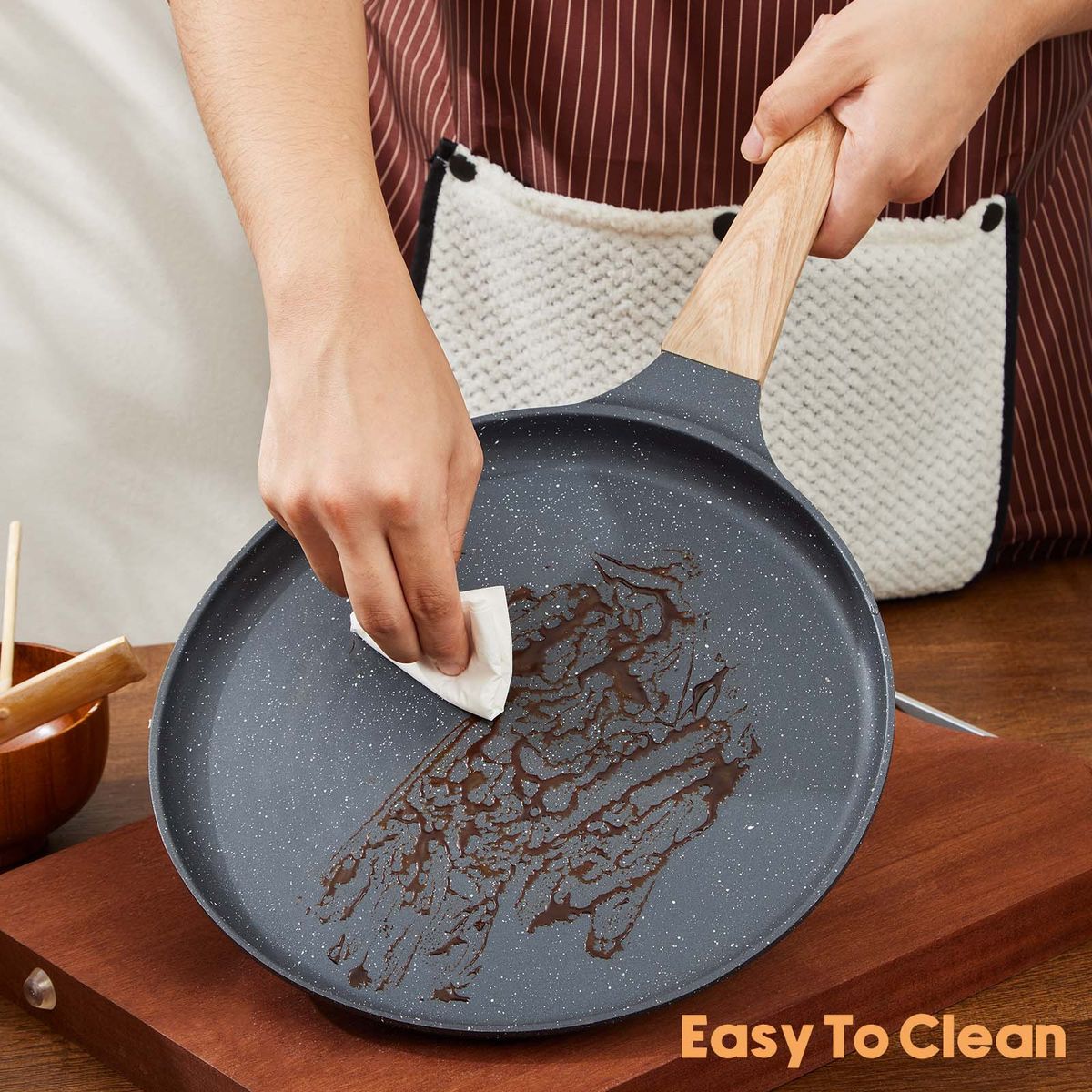Chenshia 28cm Non-Stick Frying Pan - Pancake & Crepe Pan