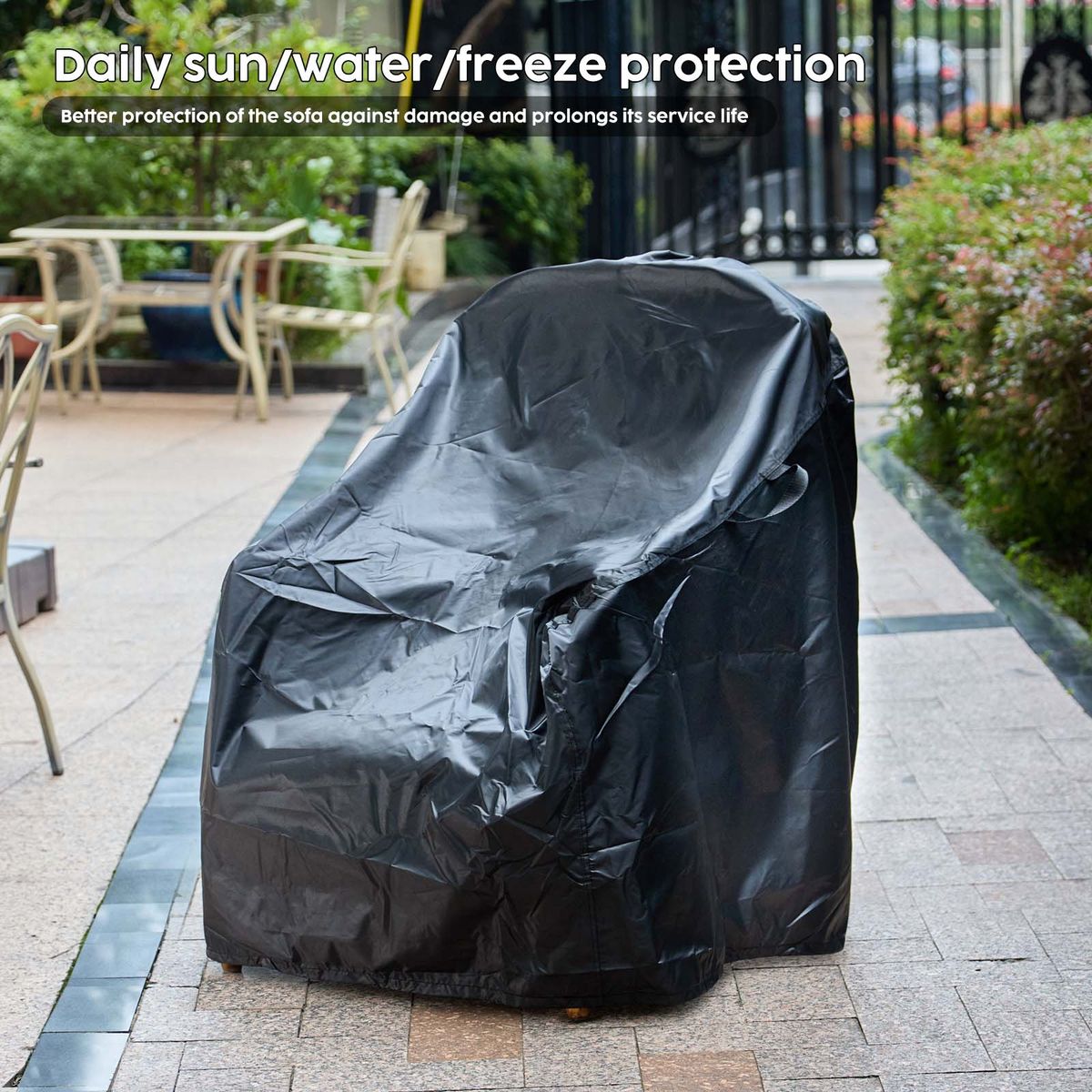 Heavy Duty Outdoor Sofa Cover with Air Vent