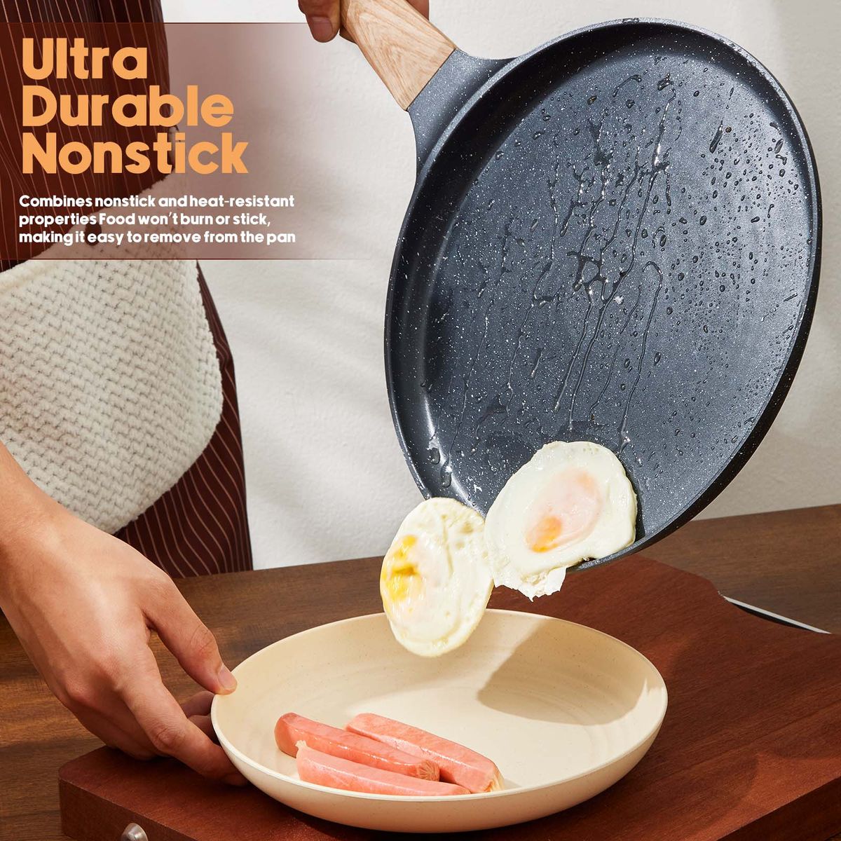 Chenshia 28cm Non-Stick Frying Pan - Pancake & Crepe Pan