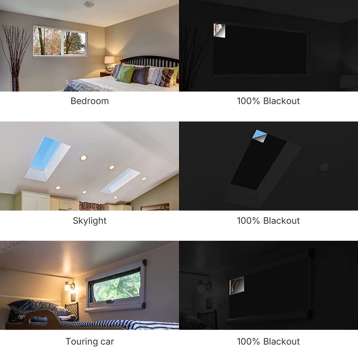 Blackout Window Cover - 1.45m x 3m