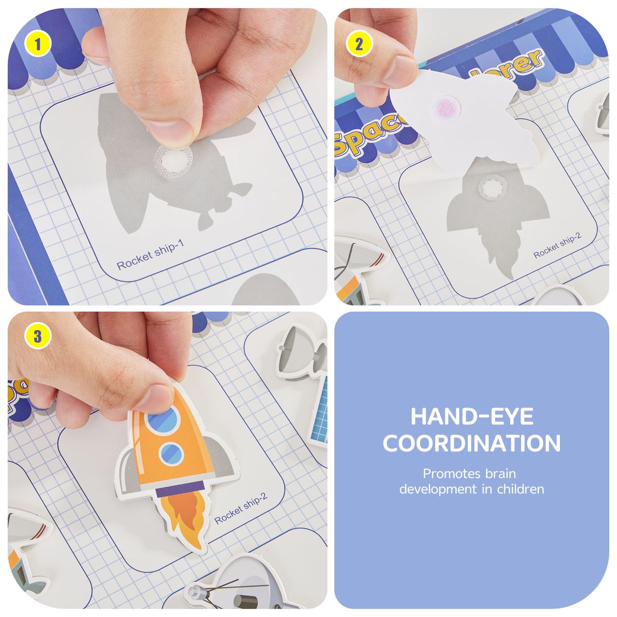 Toddler Busy Book Preschool Learning Toy Interactive Workbook