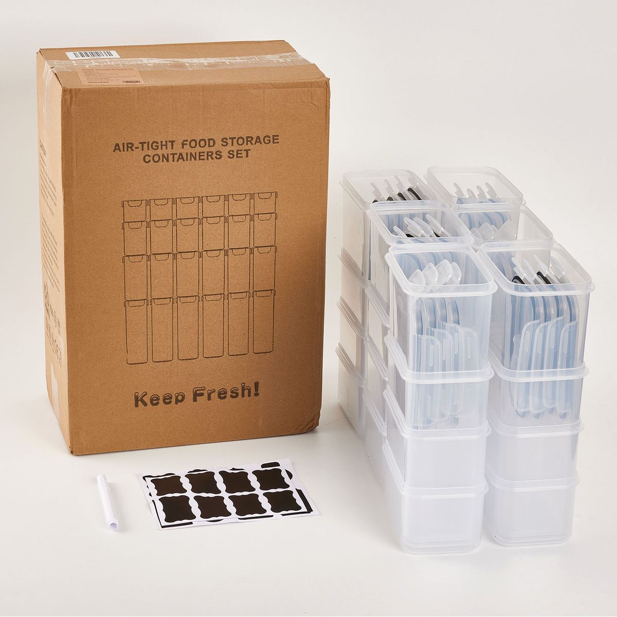 Chenshia 24pc Airtight Food Storage Container with Lids