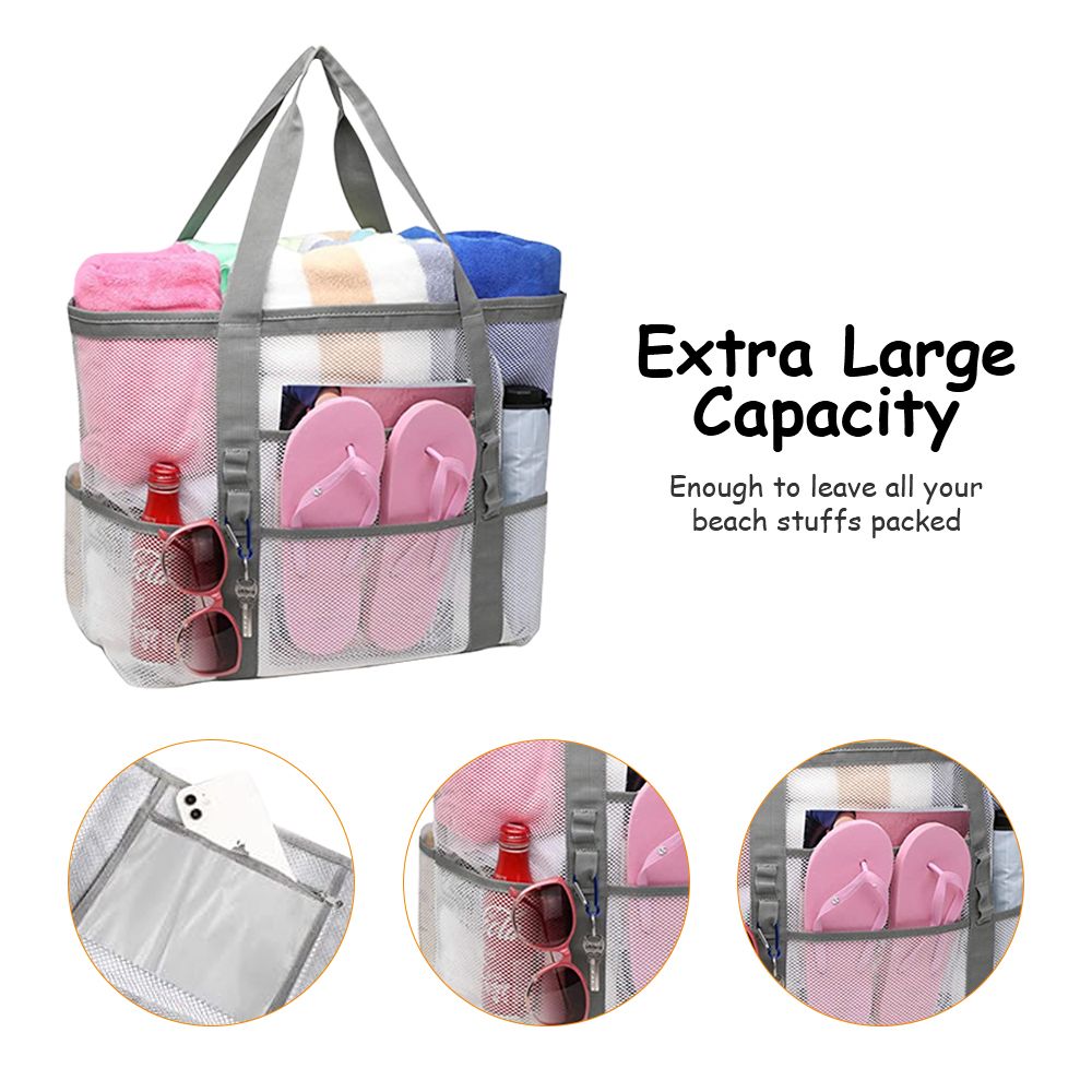 Mesh Tote Beach & Picnic Bag