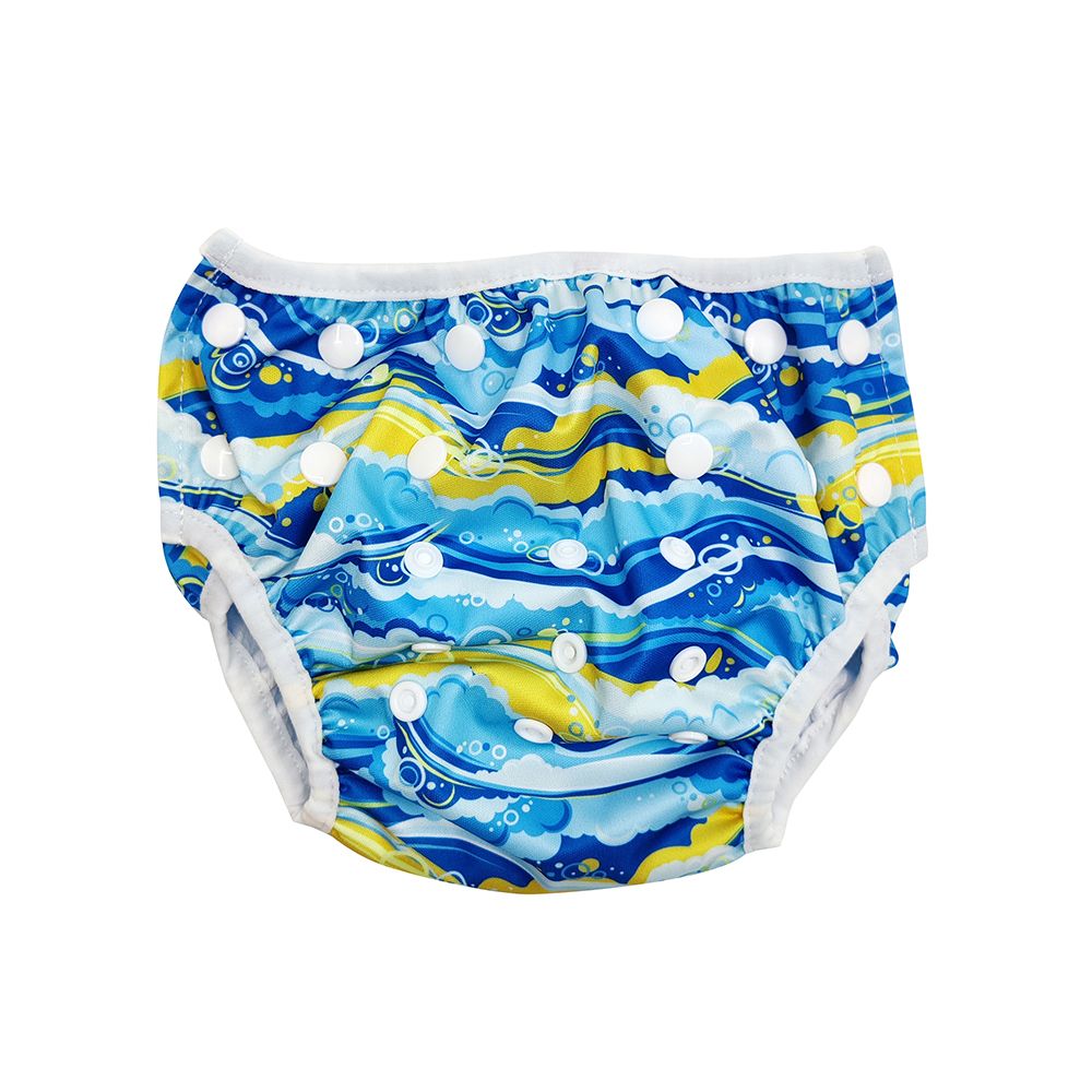 Blue Reusable Baby Swim Nappy Pack